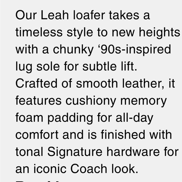 Coach Dark Brown Leah Loafer - Picture 2 of 11